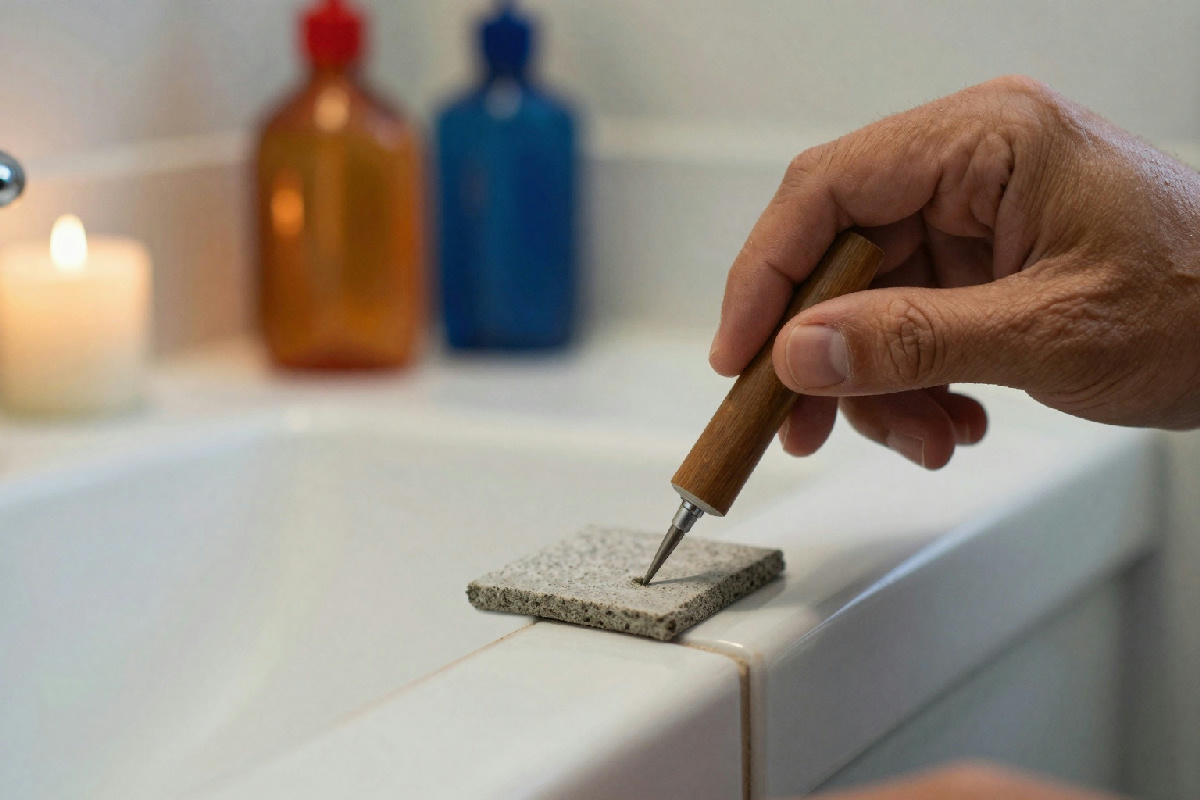 Sigillare le fughe con la candela: il trucco geniale per un bagno sempre pulito